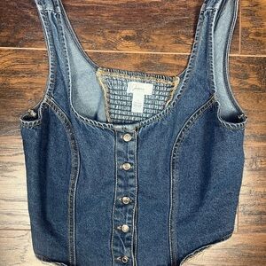 Denim vest